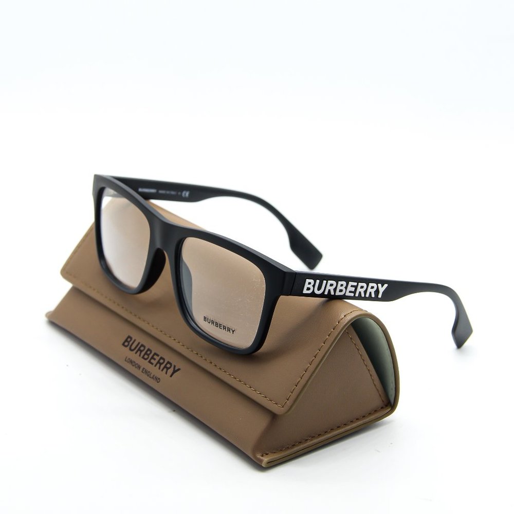 NEW BURBERRY BE 2353 3464 MATTE BLACK AUTHENTIC SUNGLASSES W/CASE 53-18-145